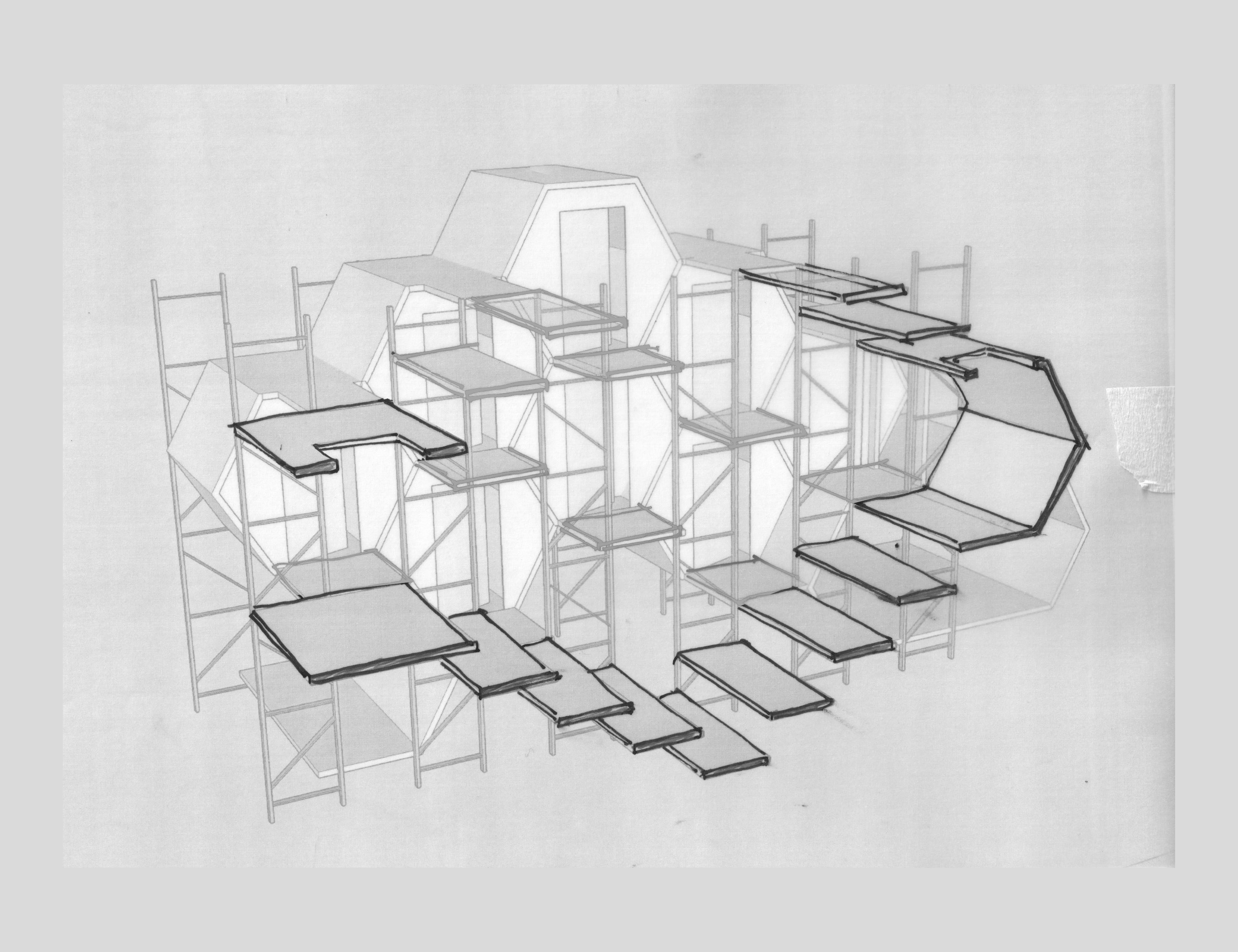 The two structures combined