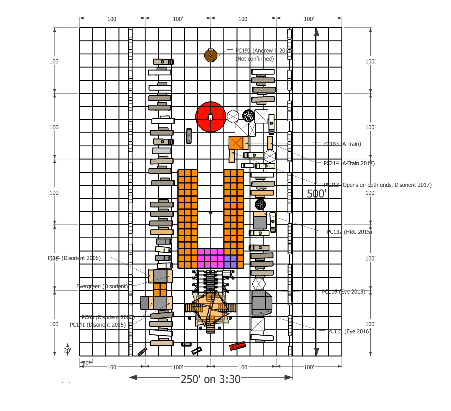 Disorient’s plot within Black Rock City