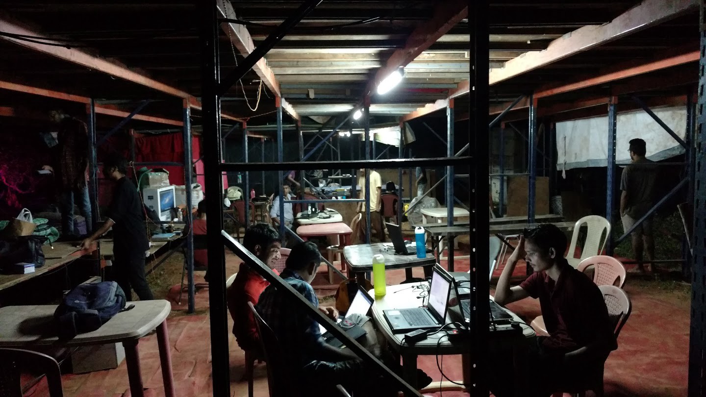 The completed structure at Hamsah Organic Farm