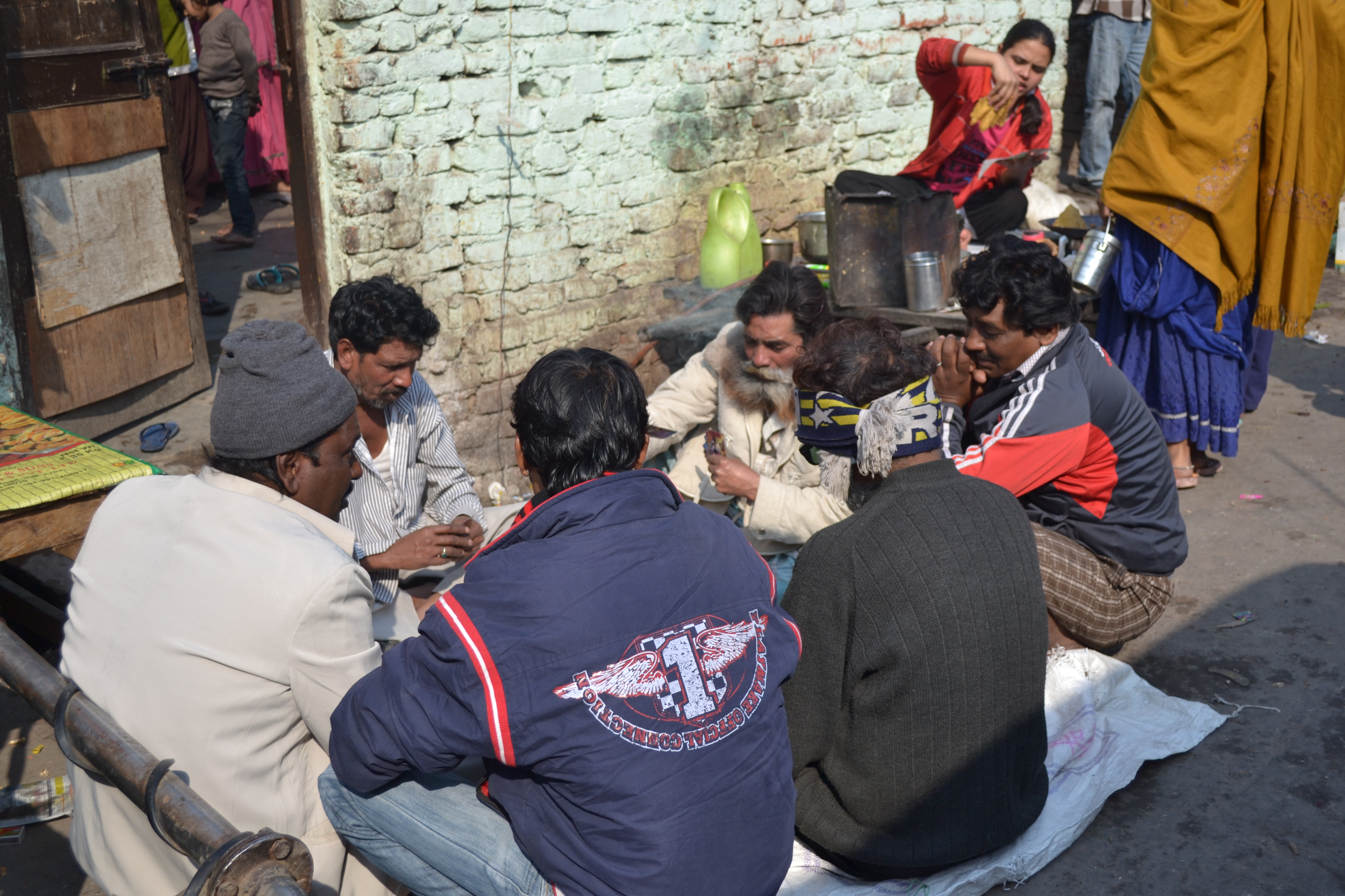 A street in Kathputli Colony